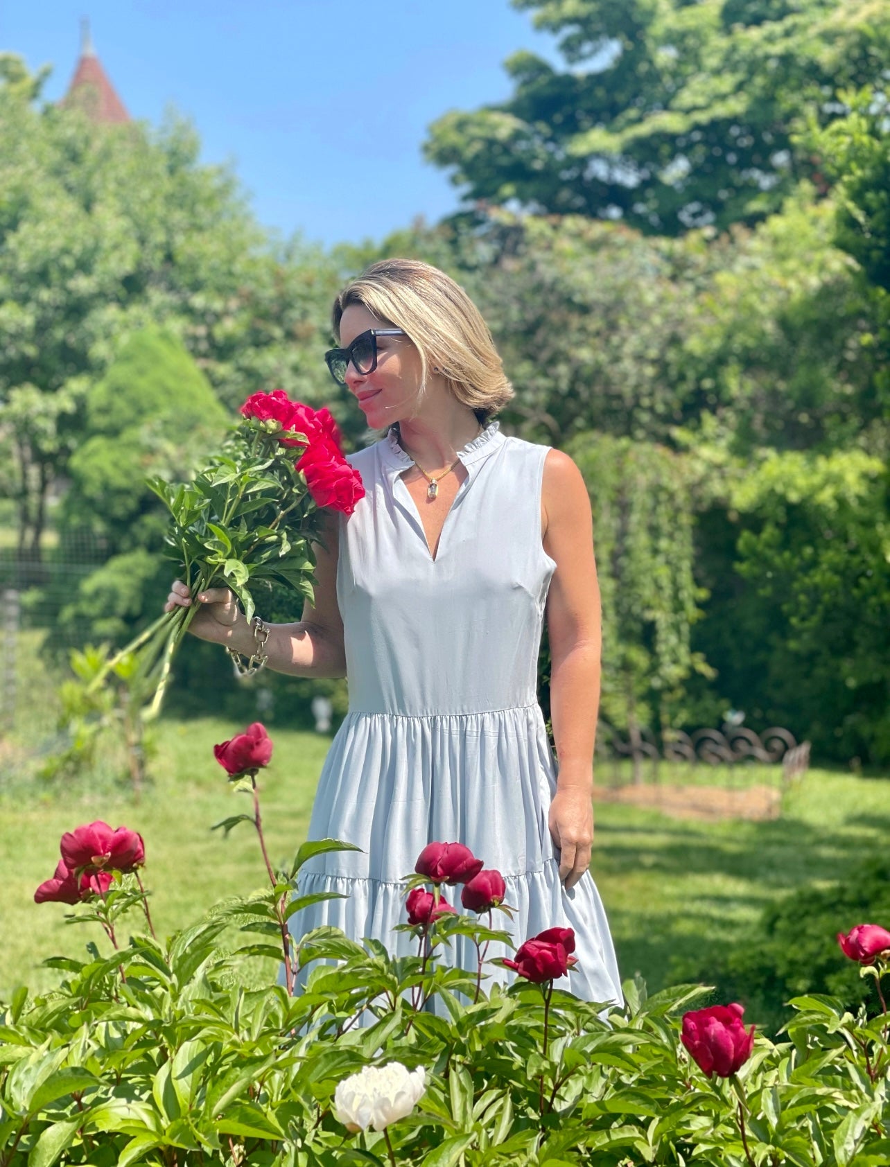 Elegant Ruffle Collar Dress - Camaroha Sutra