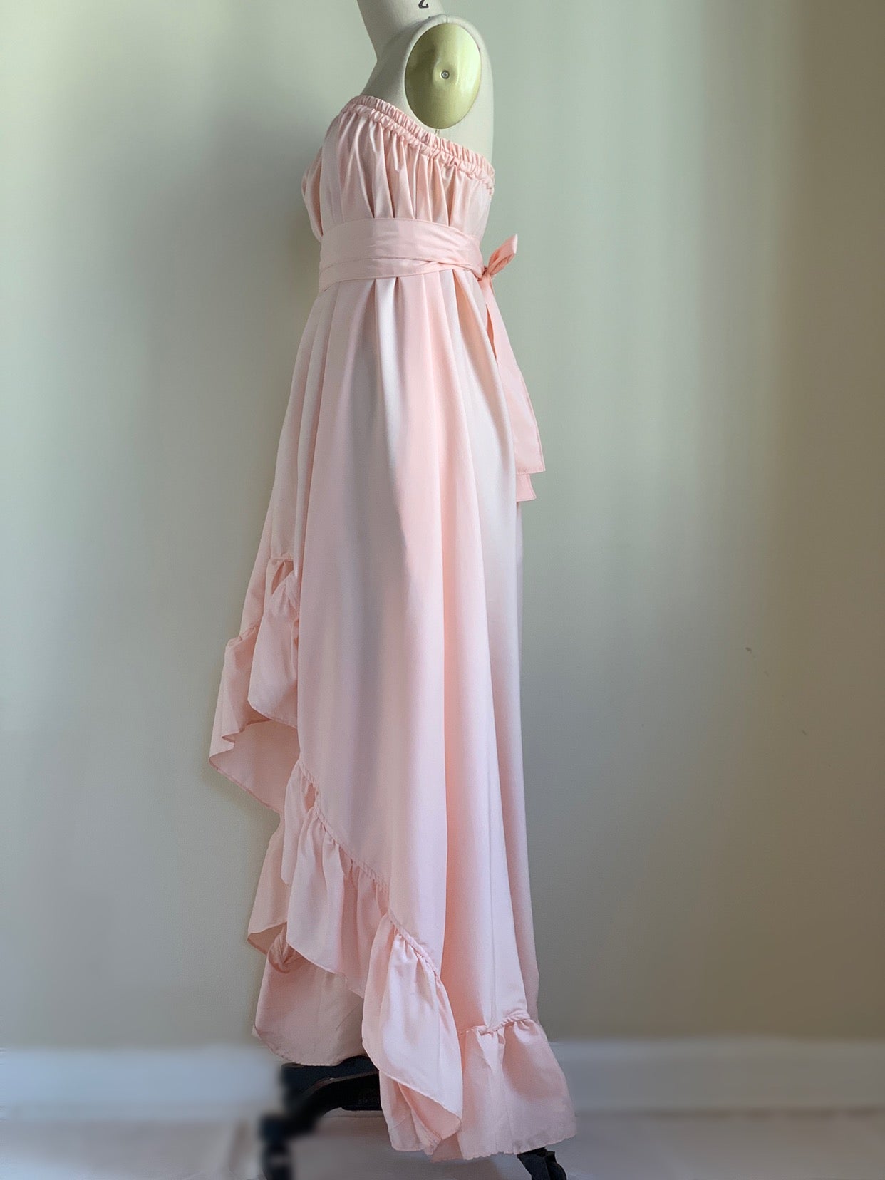 Goddess Dress 5 Inch Ruffle Cannes Pink - Camaroha Sutra