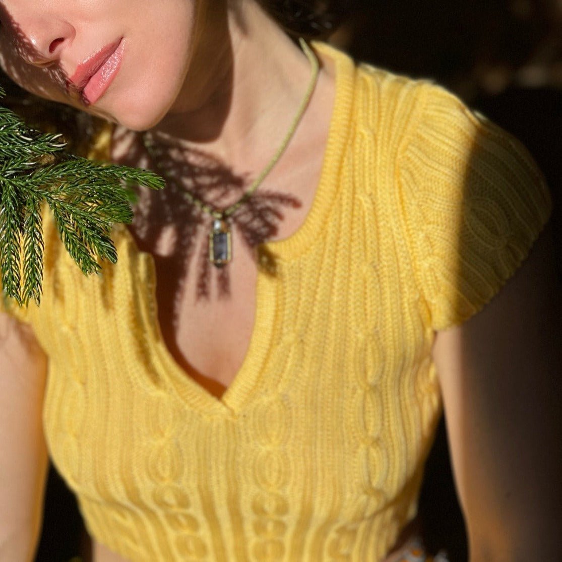 Goddess Knit Crop Top - Camaroha Sutra