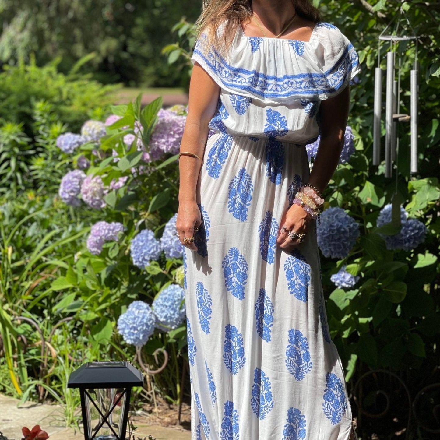 Indigo Maxi Dress - Camaroha Sutra