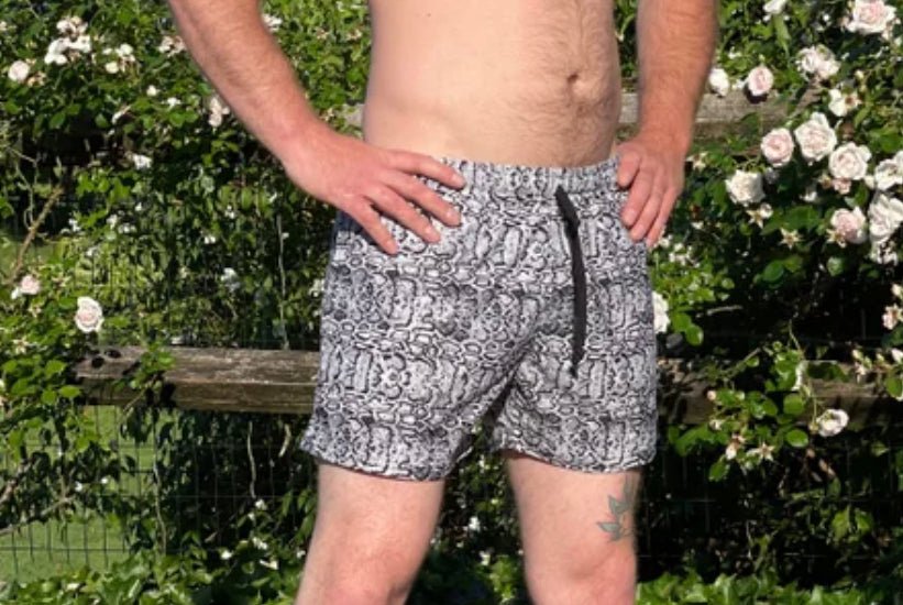 Men's Snake Swim Trunks - Camaroha Sutra