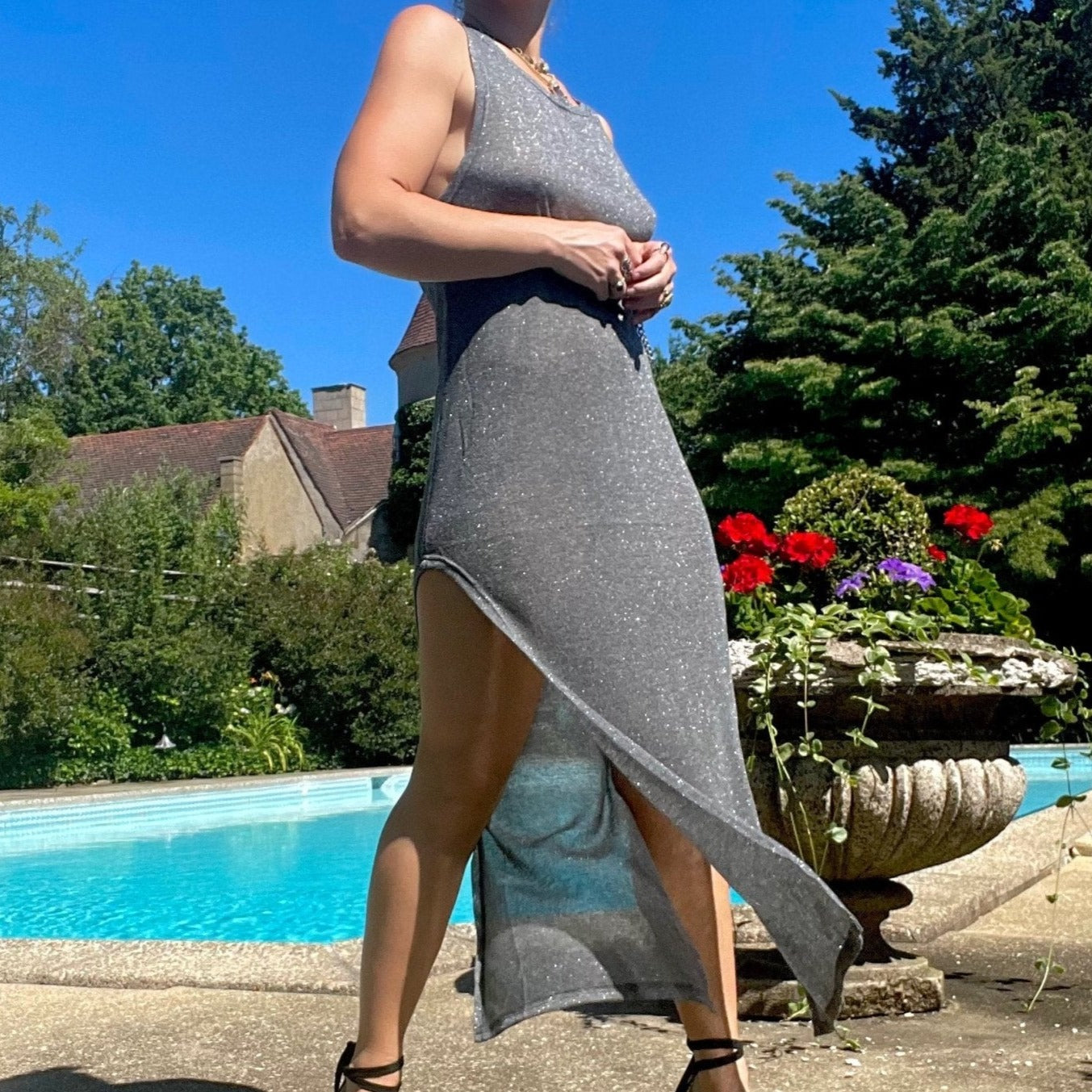 Metallic Dress - Camaroha Sutra