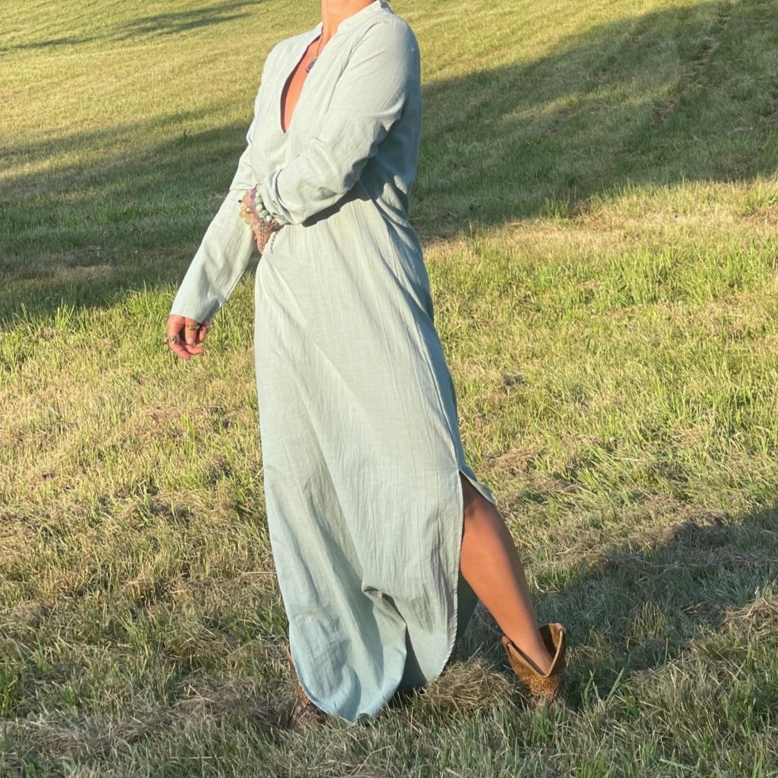 Mint Kaftan - Camaroha Sutra