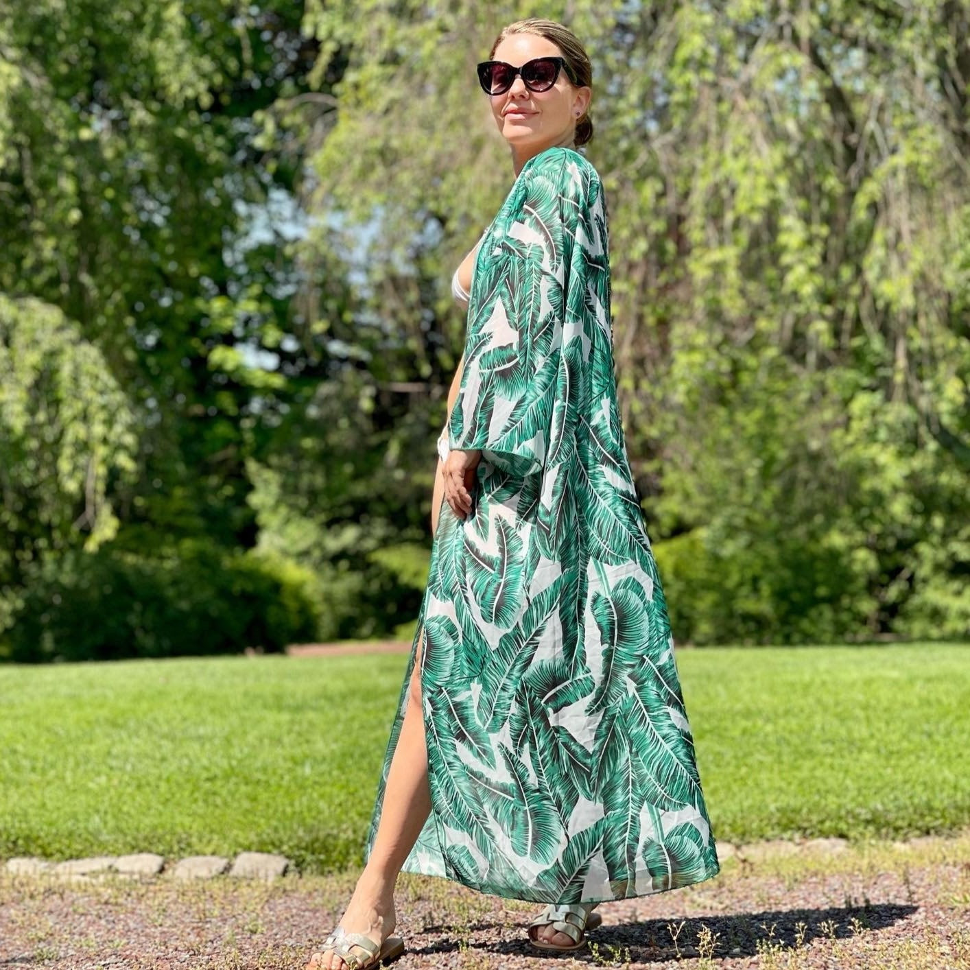 Palm Cover Up Robe - Camaroha Sutra