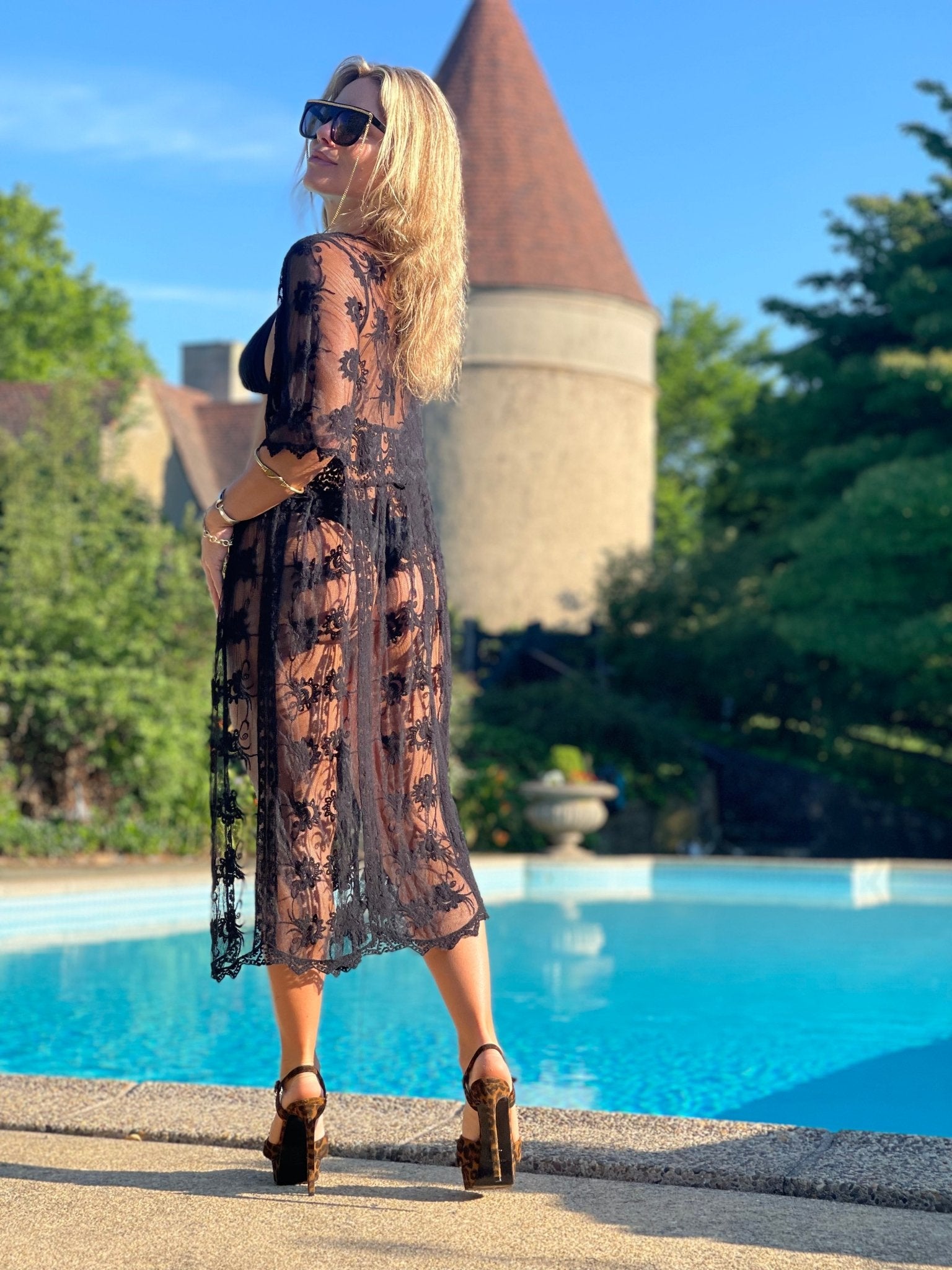 Sheer Mesh Robe - Camaroha Sutra