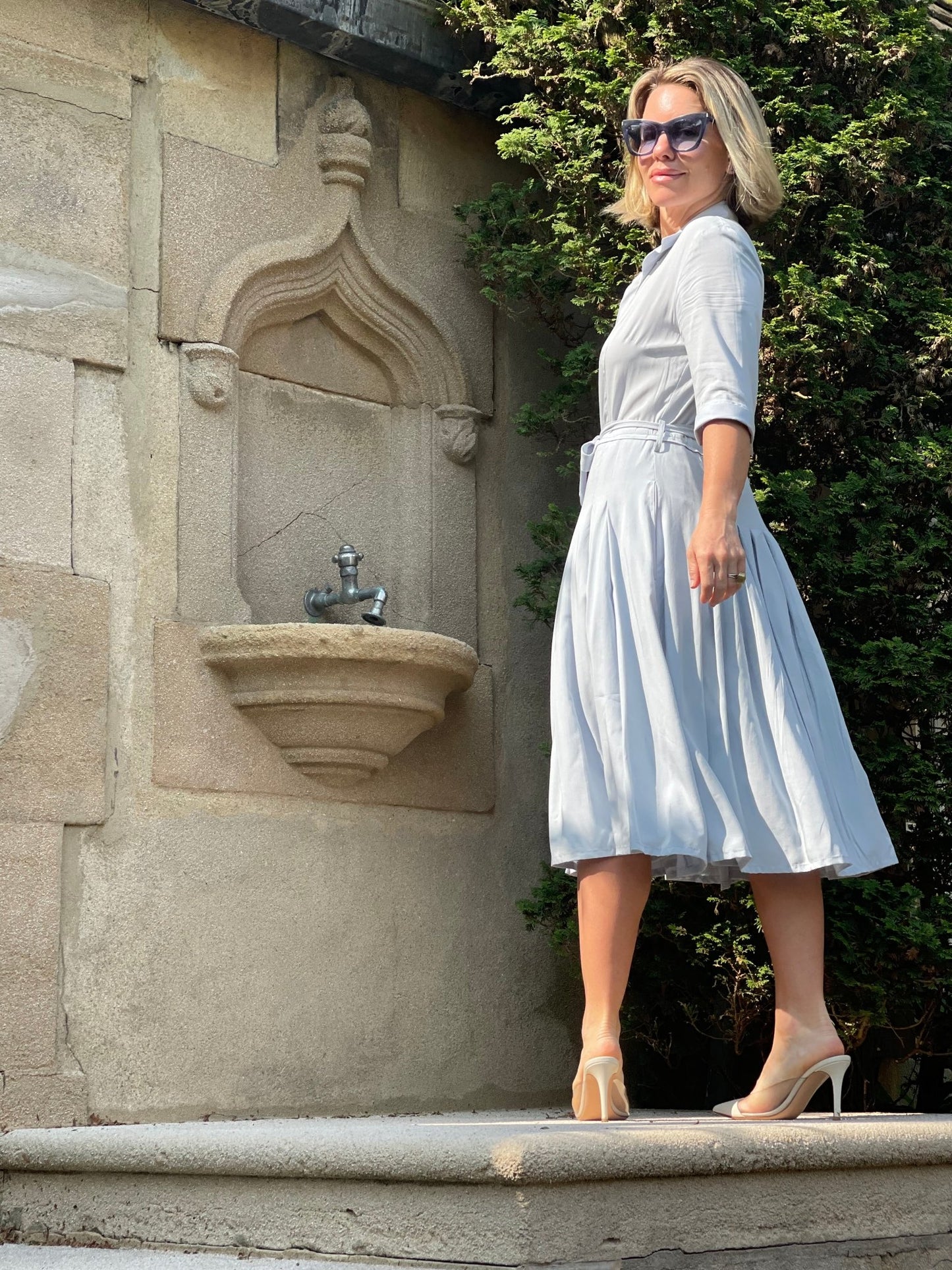 Sophisticated Collared Button Down Dress - Camaroha Sutra