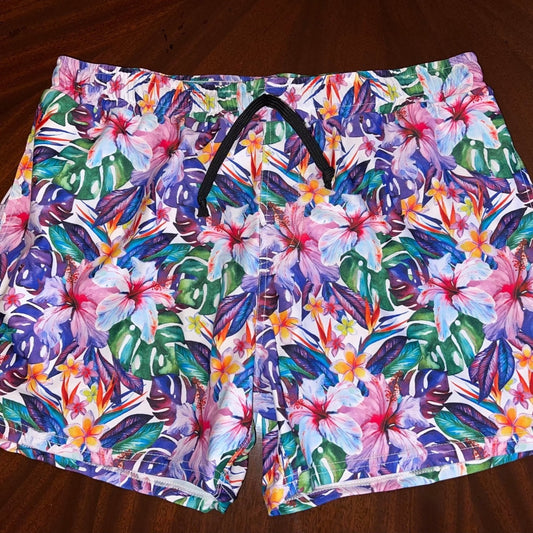 Floral Swim Trunks - Camaroha Sutra