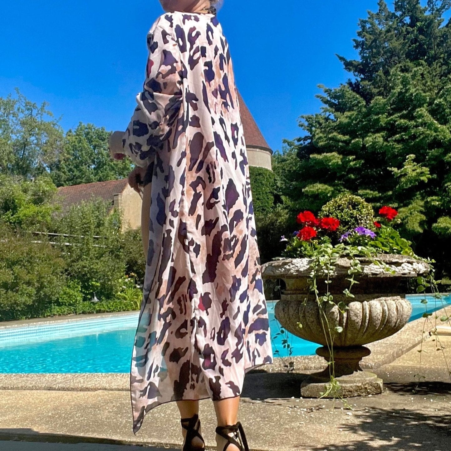 Leopard Robe Cover Up - Camaroha Sutra